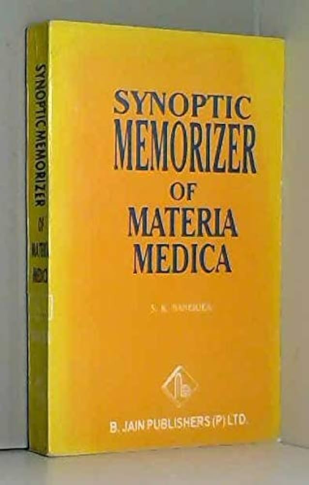 Synoptic Memorizer of Materia Medica: Vol 2 : Banerjea